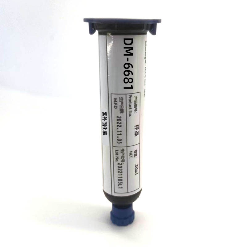 DM-6681紫外固化胶单组分,高粘度,高触变的紫外光固化粘合剂,摄像模组LENS的黏接胶